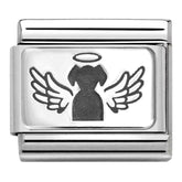 Nomination Composable Classic Link 330111/46 Angel Dog in 925 Silver